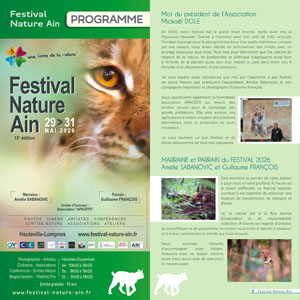 Programme du Festival Nature Ain 2026