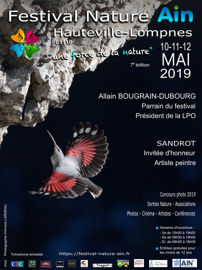 Affiche du Festival Nature AIN 2019