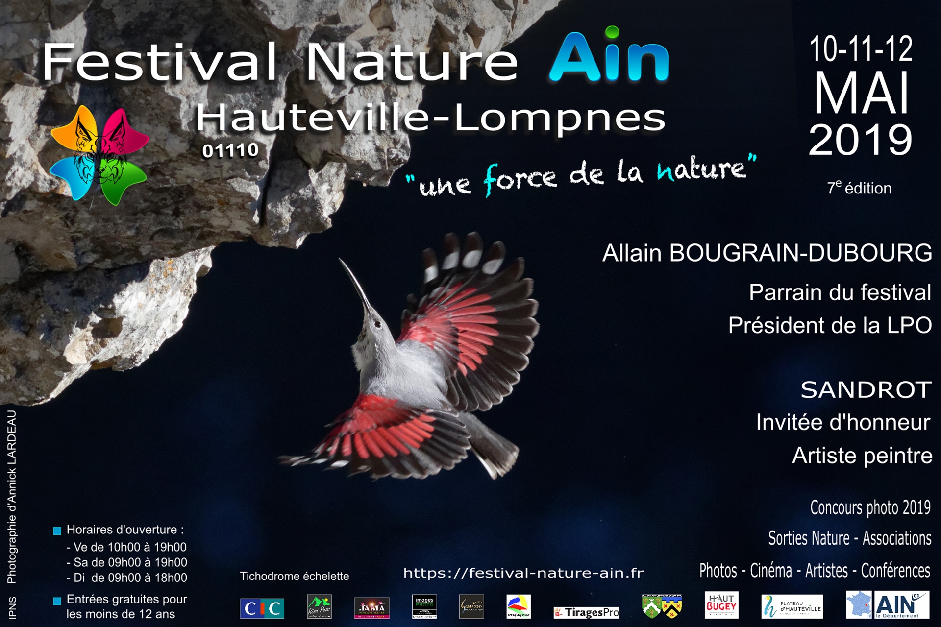 Affiche du Festival Nature AIN 2019